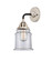 Nouveau 2 One Light Wall Sconce in Black Polished Nickel (405|2881WBPNG182)