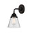 Nouveau 2 One Light Wall Sconce in Matte Black (405|2881WBKG64)