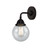 Nouveau 2 One Light Wall Sconce in Matte Black (405|2881WBKG2046)