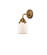 Nouveau 2 LED Wall Sconce in Brushed Brass (405|2881WBBG51LED)