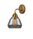 Nouveau 2 LED Wall Sconce in Brushed Brass (405|2881WBBG173LED)