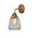Nouveau 2 LED Wall Sconce in Brushed Brass (405|2881WBBG142LED)