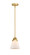 Nouveau 2 One Light Mini Pendant in Satin Gold (405|2881SSGG61)