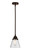 Nouveau 2 One Light Mini Pendant in Oil Rubbed Bronze (405|2881SOBG64)