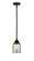Nouveau 2 One Light Mini Pendant in Oil Rubbed Bronze (405|2881SOBG58)