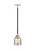 Nouveau 2 One Light Mini Pendant in Black Polished Nickel (405|2881SBPNG58)