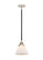 Nouveau 2 LED Mini Pendant in Black Polished Nickel (405|2881SBPNG41LED)
