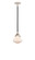 Nouveau 2 LED Mini Pendant in Black Polished Nickel (405|2881SBPNG321LED)