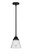 Nouveau 2 LED Mini Pendant in Matte Black (405|2881SBKG64LED)