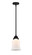 Nouveau 2 LED Mini Pendant in Matte Black (405|2881SBKG181LED)