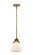 Nouveau 2 LED Mini Pendant in Brushed Brass (405|2881SBBG61LED)