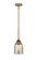 Nouveau 2 One Light Mini Pendant in Brushed Brass (405|2881SBBG58)
