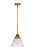Nouveau 2 One Light Mini Pendant in Brushed Brass (405|2881SBBG42)