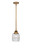 Nouveau 2 LED Mini Pendant in Brushed Brass (405|2881SBBG302LED)