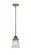 Nouveau 2 LED Mini Pendant in Brushed Brass (405|2881SBBG184SLED)
