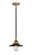 Nouveau 2 One Light Mini Pendant in Black Antique Brass (405|2881SBABM6BK)