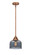 Nouveau 2 LED Mini Pendant in Antique Copper (405|2881SACG73LED)