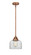 Nouveau 2 LED Mini Pendant in Antique Copper (405|2881SACG72LED)