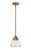 Nouveau 2 One Light Mini Pendant in Antique Copper (405|2881SACG172)