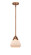Nouveau 2 LED Mini Pendant in Antique Copper (405|2881SACG171LED)
