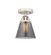 Nouveau 2 One Light Semi-Flush Mount in Polished Nickel (405|2881CPNG63)