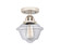 Nouveau 2 One Light Semi-Flush Mount in Polished Nickel (405|2881CPNG532)