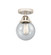 Nouveau 2 One Light Semi-Flush Mount in Polished Nickel (405|2881CPNG2046)