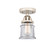 Nouveau 2 One Light Semi-Flush Mount in Polished Nickel (405|2881CPNG182S)