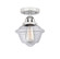 Nouveau 2 One Light Semi-Flush Mount in Polished Chrome (405|2881CPCG532)
