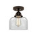 Nouveau 2 LED Semi-Flush Mount in Oil Rubbed Bronze (405|2881COBG72LED)