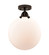 Nouveau 2 One Light Semi-Flush Mount in Oil Rubbed Bronze (405|2881COBG20112)