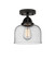 Nouveau 2 LED Semi-Flush Mount in Matte Black (405|2881CBKG74LED)