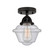 Nouveau 2 LED Semi-Flush Mount in Matte Black (405|2881CBKG534LED)