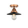 Nouveau 2 LED Semi-Flush Mount in Antique Copper (405|2881CACM6BKLED)