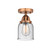 Nouveau 2 One Light Semi-Flush Mount in Antique Copper (405|2881CACG54) Nouveau 2 One Light Semi-Flush Mount in Antique Copper (405|2881CACG54)
