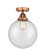 Nouveau 2 LED Semi-Flush Mount in Antique Copper (405|2881CACG20410LED)