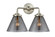 Nouveau Two Light Bath Vanity in Brushed Satin Nickel (405|2842WSNG43)