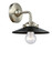 Nouveau One Light Wall Sconce in Brushed Satin Nickel (405|2841WSNM6BK)