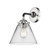 Nouveau One Light Wall Sconce in Black Polished Nickel (405|2841WBPNG42)