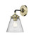 Nouveau LED Wall Sconce in Black Antique Brass (405|2841WBABG64LED)