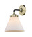 Nouveau One Light Wall Sconce in Black Antique Brass (405|2841WBABG41)