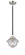 Nouveau One Light Mini Pendant in Black Polished Nickel (405|2841SBPNG534)