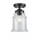Nouveau LED Semi-Flush Mount in Oil Rubbed Bronze (405|2841COBG182LED)