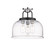 Downtown Urban Three Light Semi-Flush Mount in Black Polished Chrome (405|2393CBPCG23915CL)