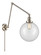 Franklin Restoration One Light Swing Arm Lamp in Brushed Satin Nickel (405|238SNG20210)
