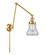 Franklin Restoration One Light Swing Arm Lamp in Satin Gold (405|238SGG194)