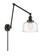 Franklin Restoration One Light Swing Arm Lamp in Matte Black (405|238BKG713)