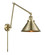 Franklin Restoration One Light Swing Arm Lamp in Antique Brass (405|238ABM10AB) Franklin Restoration One Light Swing Arm Lamp in Antique Brass (405|238ABM10AB)