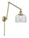 Franklin Restoration One Light Swing Arm Lamp in Antique Brass (405|238ABG72)