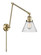 Franklin Restoration LED Swing Arm Lamp in Antique Brass (405|238ABG44LED)